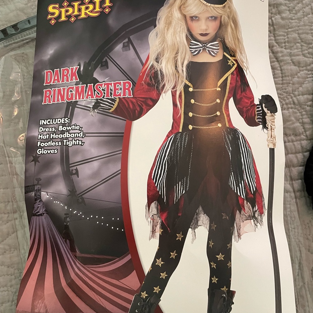 Kids Dark Ringmaster costume
